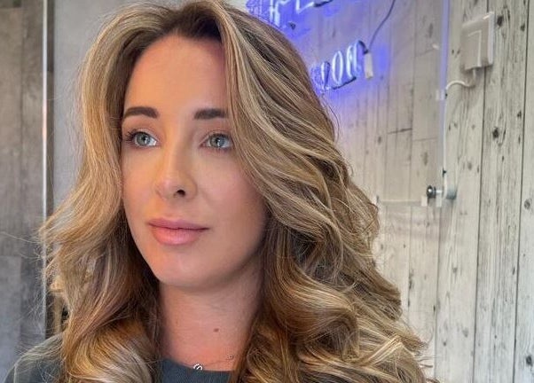 Woman with stylish hair at The Loft BB7 in Clitheroe, England, GB showcasing salon expertise.