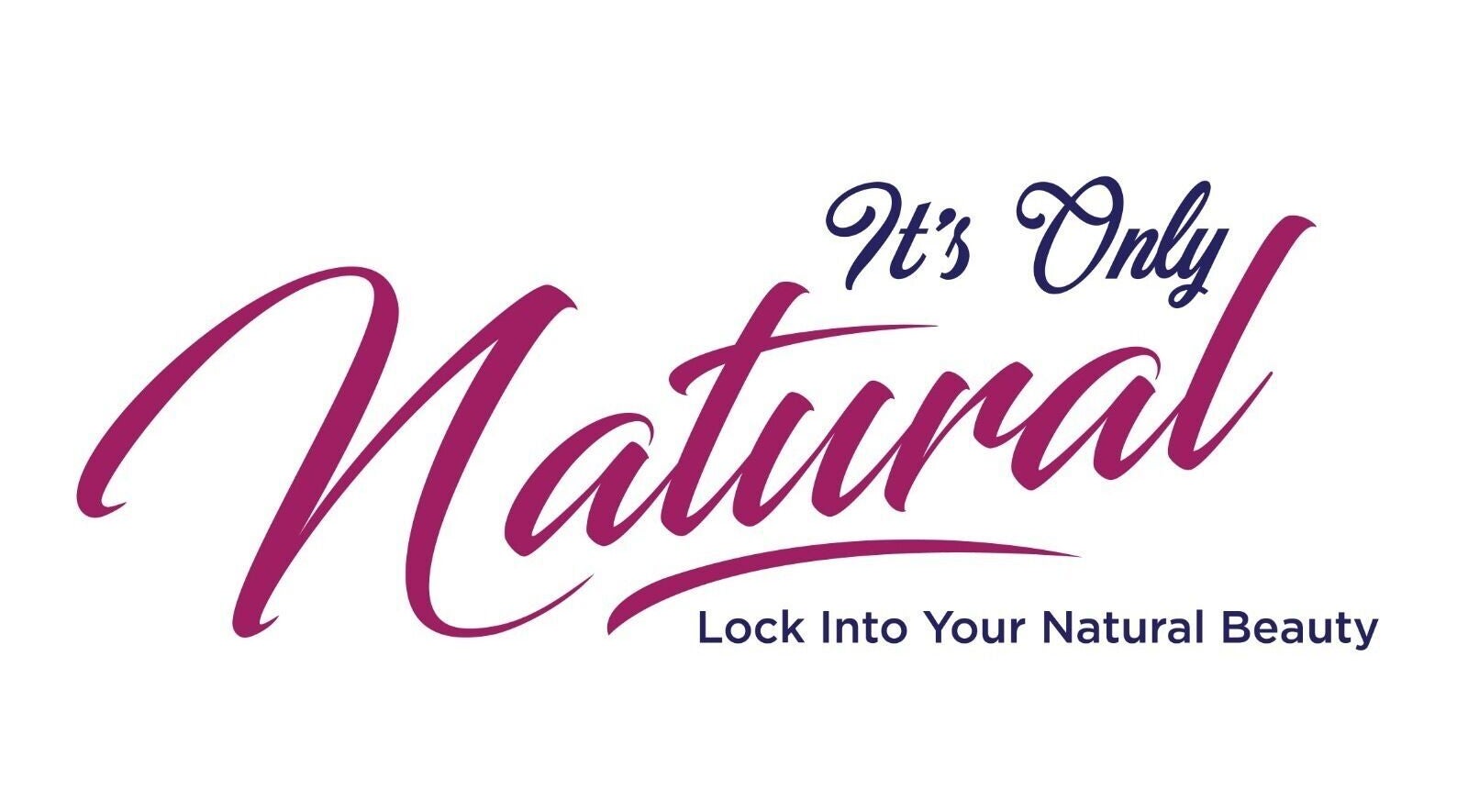 It's Only Natural logo in vibrant script at Saint James, BB, showcasing natural beauty.
