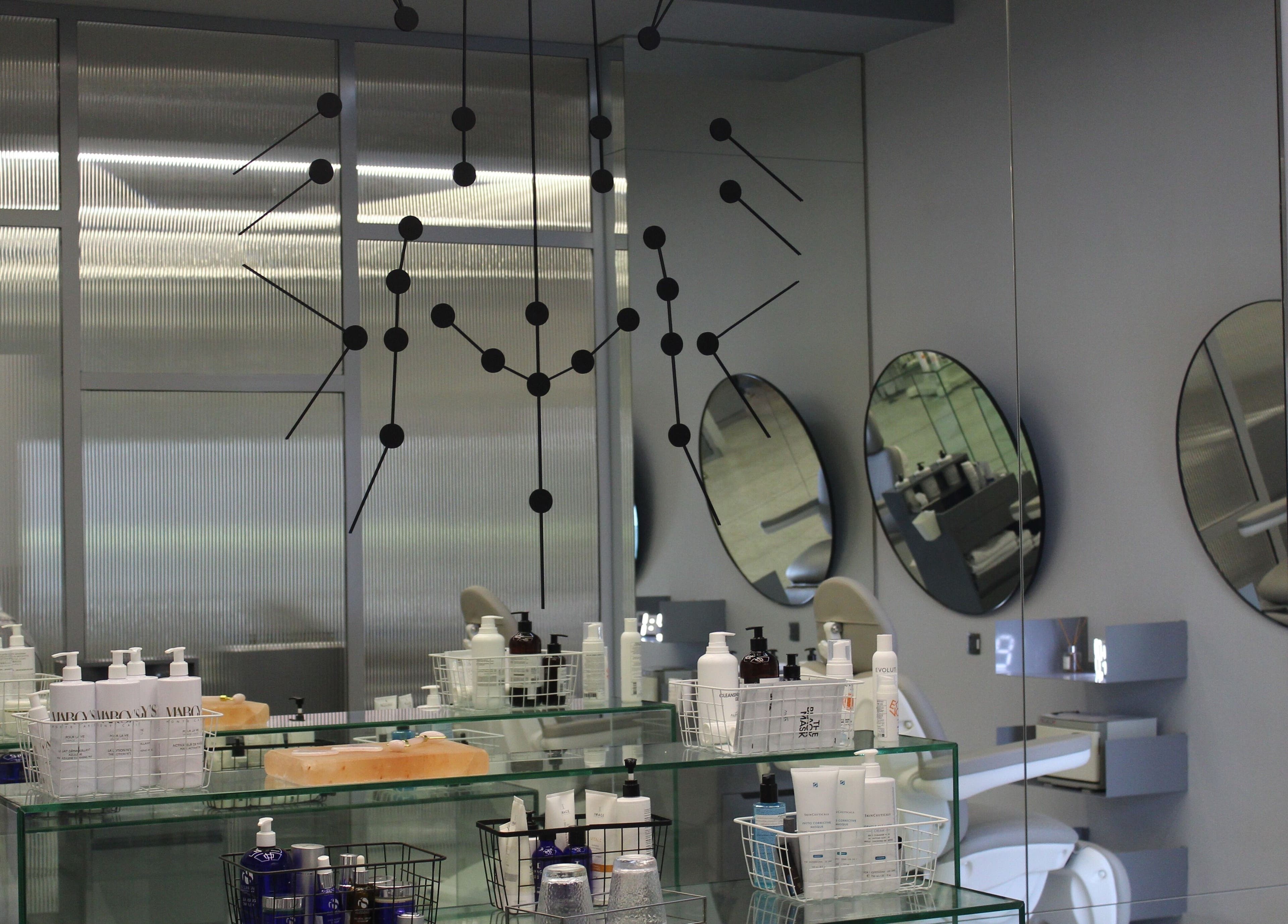 Interior of The Face Only in Dubai, Dubai, AE showcasing sleek design and skincare products.