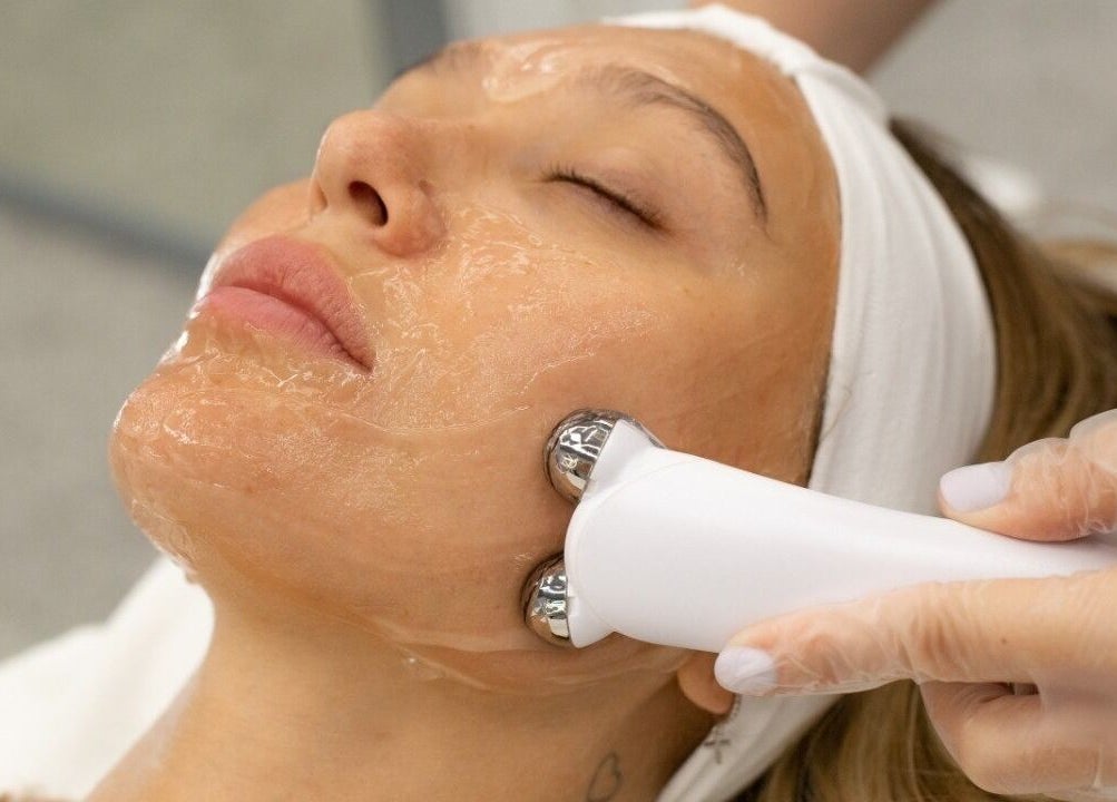 Facial treatment at The Face Only in Dubai, Dubai, AE, featuring advanced skincare technology.