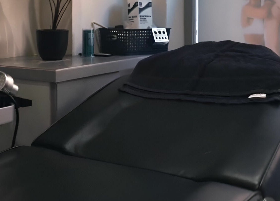 Luxurious spa bed at Nene Valley Pure Skin Ltd, Peterborough, England, GB, offering premium wellness treatments.