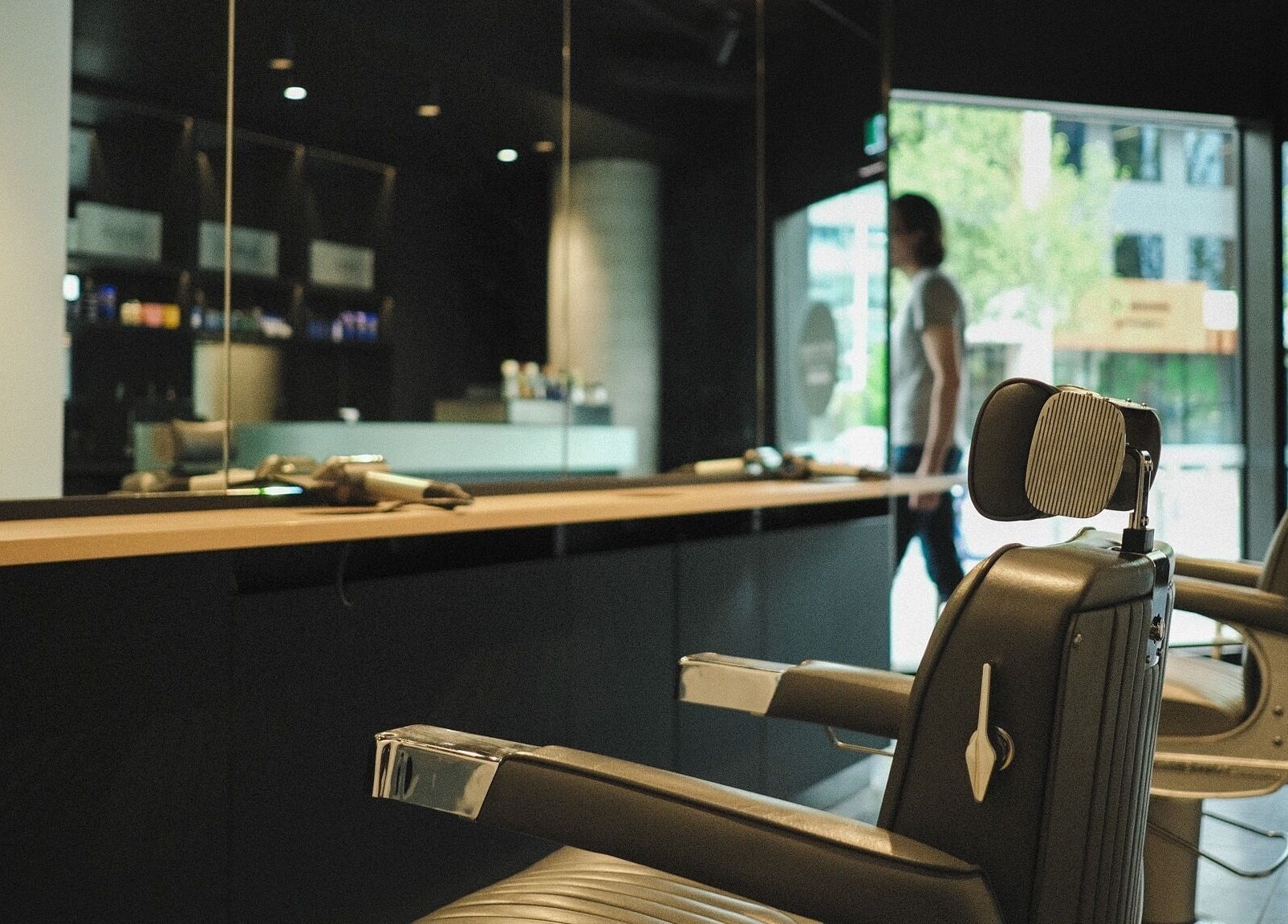 Modern salon interior at NOAH Canberra, showcasing sleek styling stations in Canberra, Australian Capital Territory, AU.