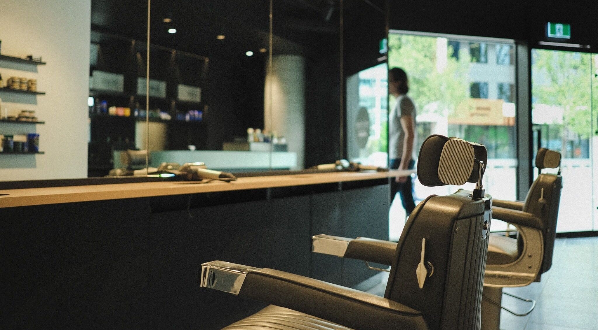 Modern salon interior at NOAH Canberra, showcasing sleek styling stations in Canberra, Australian Capital Territory, AU.