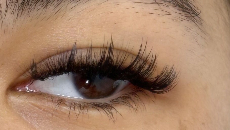 Beautifully extended eyelashes from Get Lashed, Shirley, England, GB, offering expert lash services.