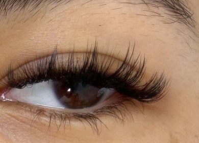 Beautifully extended eyelashes from Get Lashed, Shirley, England, GB, offering expert lash services.