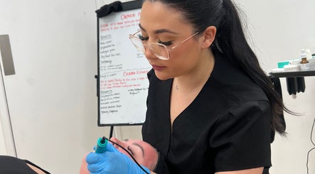 Expert performing facial treatment at Soothe & Glow in Bletchley, England, GB.