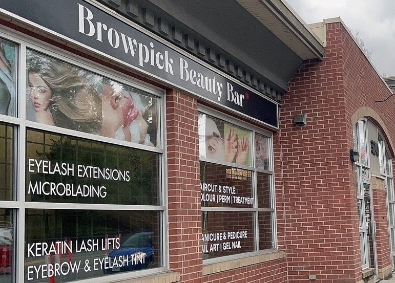 Front view of Browpick Beauty Bar & Spa, located in Port Moody, British Columbia, CA.