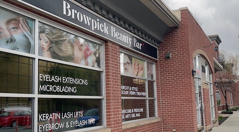 Front view of Browpick Beauty Bar & Spa, located in Port Moody, British Columbia, CA.