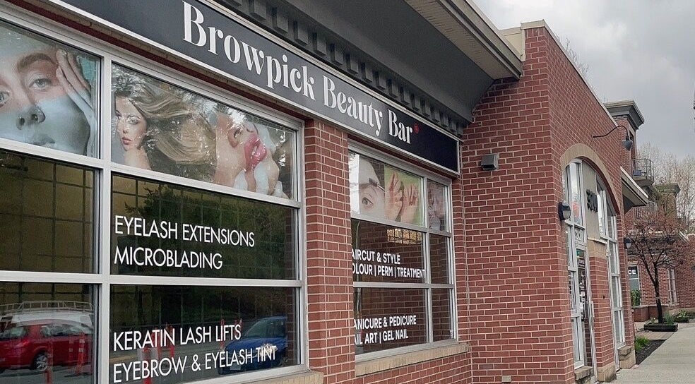 Front view of Browpick Beauty Bar & Spa, located in Port Moody, British Columbia, CA.
