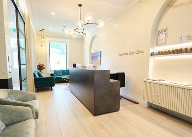 Stylish reception at Angelina Samko, Bondi Junction, New South Wales, AU with modern decor.