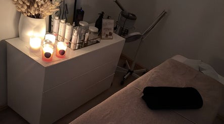 Cozy treatment room with candles at Gosh Beauty (Gosh Nails 2nd Branch), Stellenbosch, Western Cape, ZA.