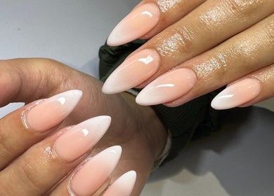 Elegant ombre nails at Gosh Beauty (Gosh Nails 2nd Branch) in Stellenbosch, Western Cape, ZA.