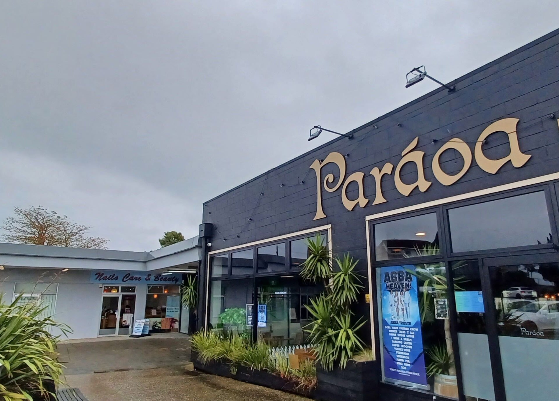 Exterior of Parāoa Brewery, near Lainey Everett Aesthetics in Whangaparāoa, Auckland, NZ.
