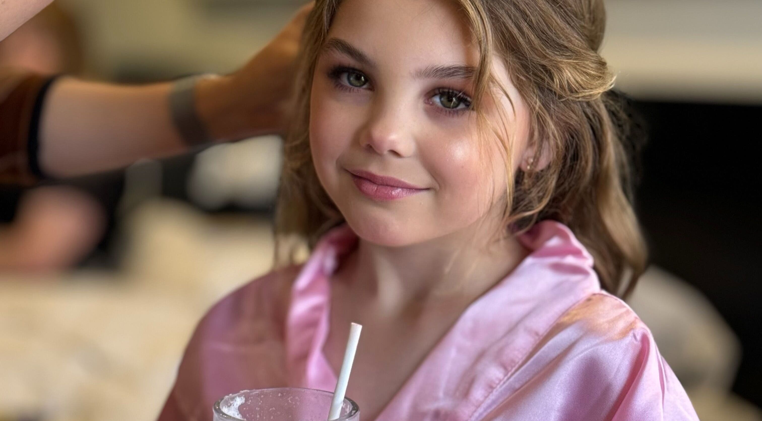 Young girl enjoys a relaxing experience at Nadya Beauty Studio, Blair Athol, South Australia, AU.