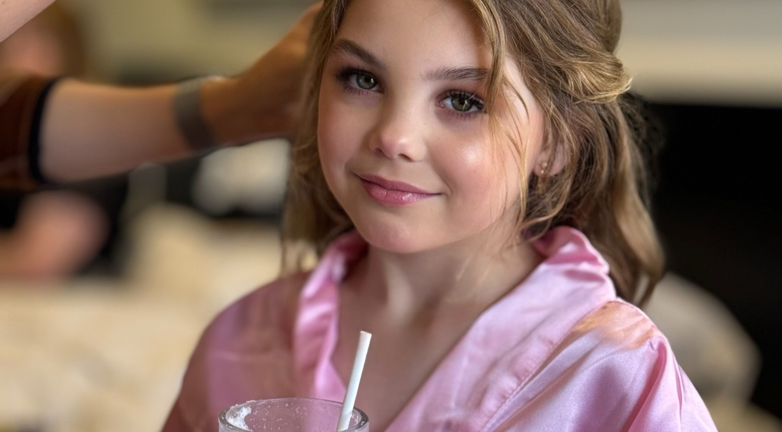 Young girl enjoys a relaxing experience at Nadya Beauty Studio, Blair Athol, South Australia, AU.