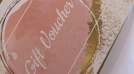 Elegant gift voucher for Nicole Whitney’s Beauty & Spa treatments, Sileby, England, GB.