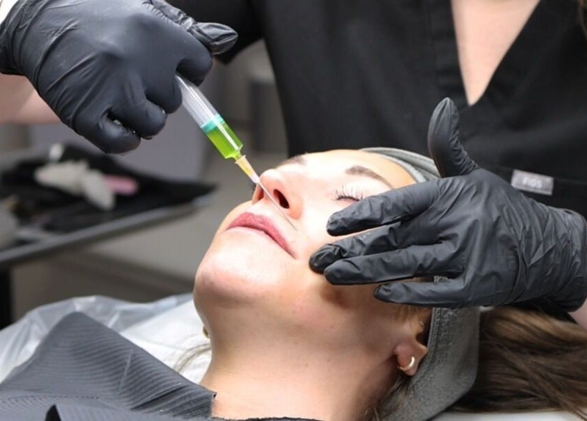 Aesthetic facial treatment at Impeccable Aesthetics, Warrington, England, GB.