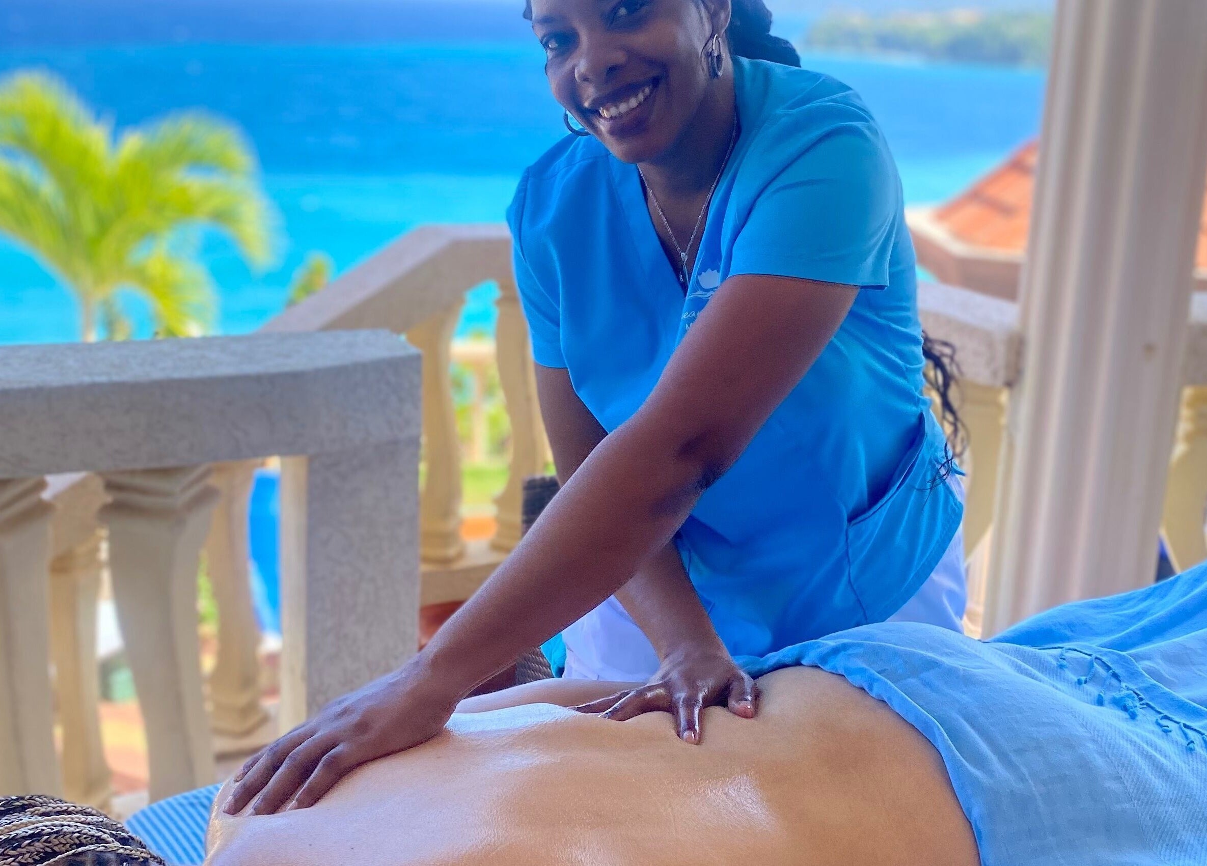 Relaxing massage by the sea at Ocean Serenity Relaxing Massages, Across, Jamaica, JM.
