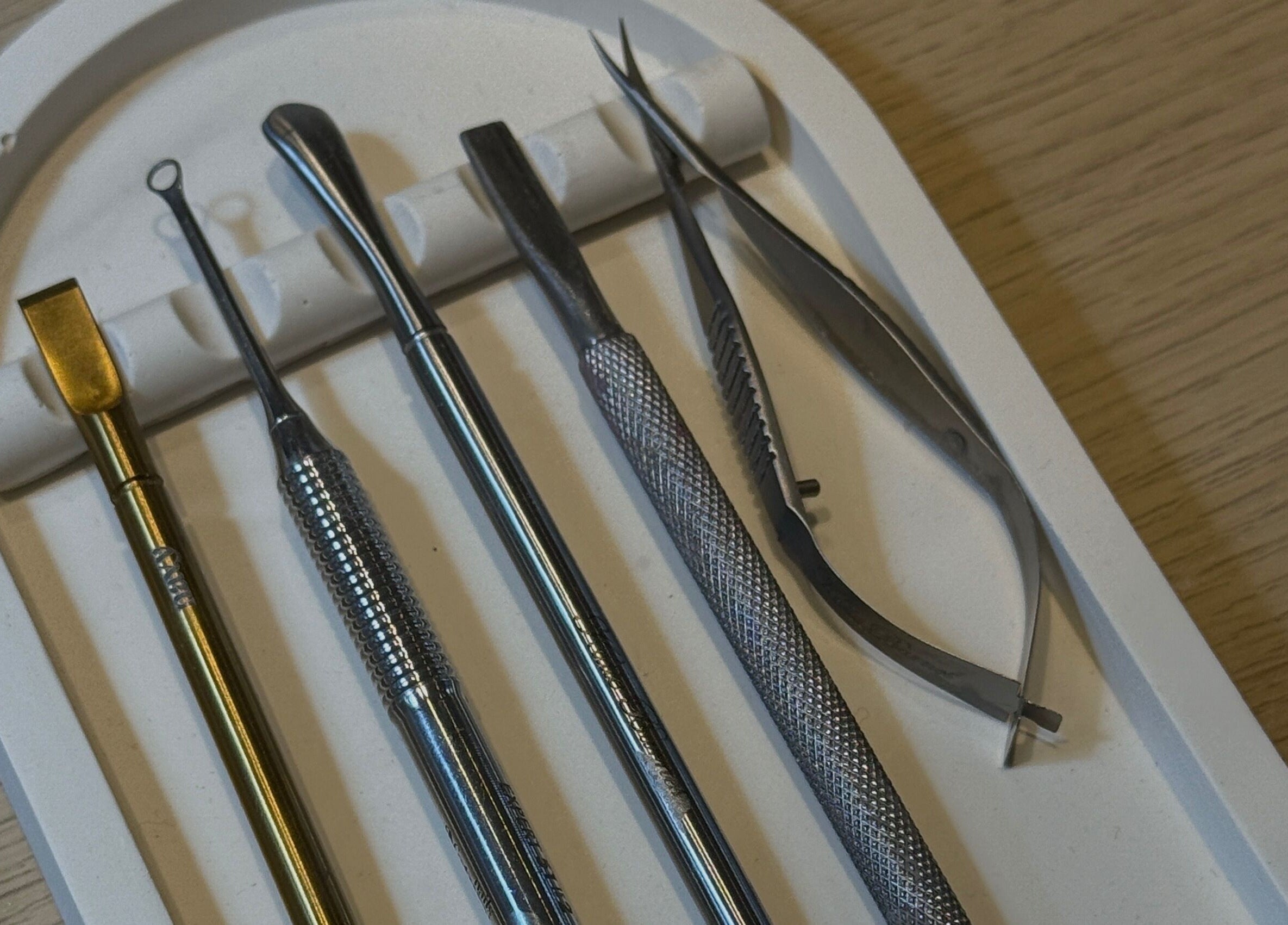 Professional skincare tools at STELLO Beauty Bar, West Dunbartonshire, Scotland, GB.