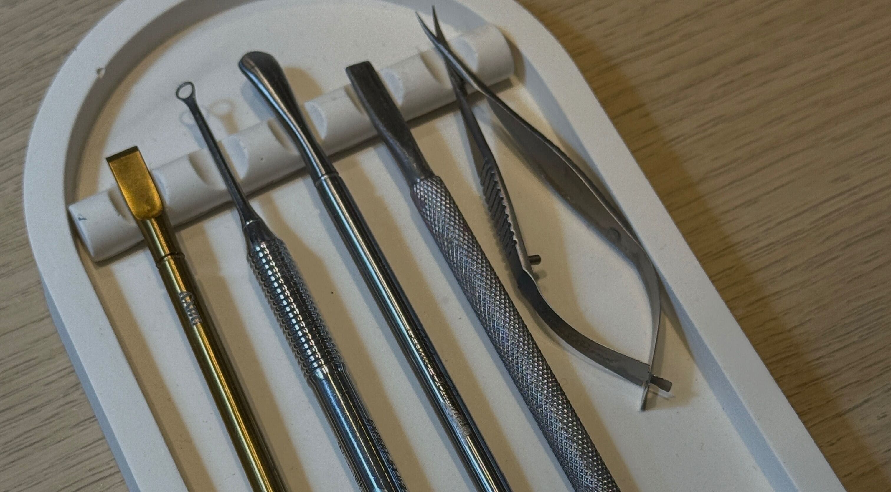 Professional skincare tools at STELLO Beauty Bar, West Dunbartonshire, Scotland, GB.