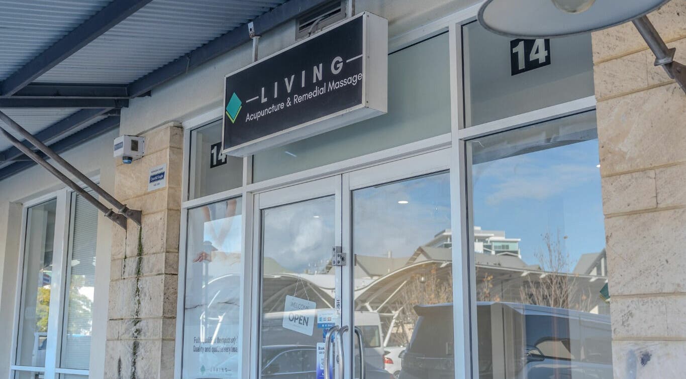 Entrance of Living Acupuncture & Remedial Massage Subiaco in Subiaco, Western Australia, AU.