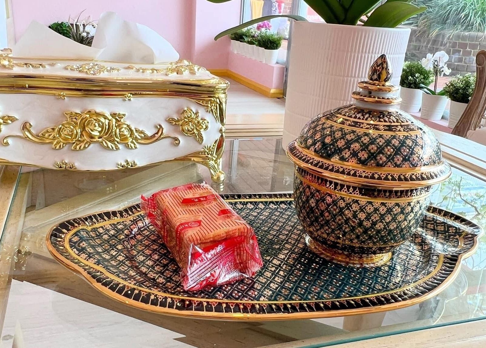 Elegant decor at Clover Grand Therapeutic Massage Clinic, Forestville, New South Wales, AU.