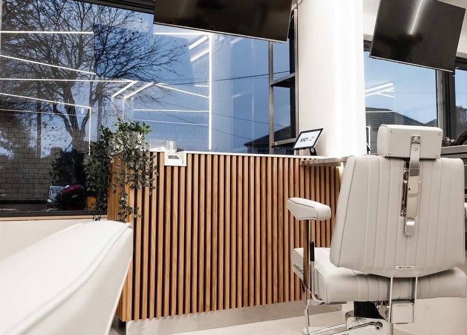 Modern salon interior at Move Salon Inchicore with sleek chairs and decor in Dublin, County Dublin, IE.