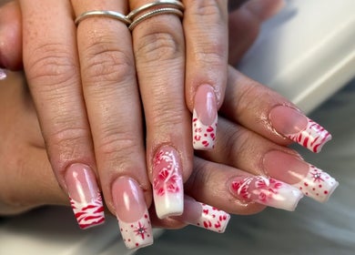 Festive nail art design at Elegance in Bloom Co., Ellenbrook, Western Australia, AU. Perfect for special occasions.