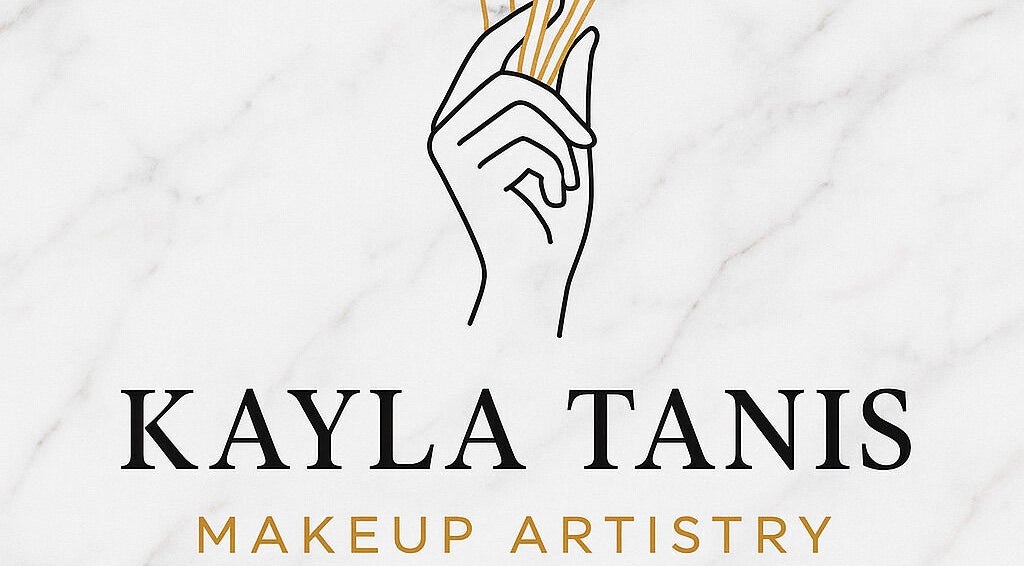 Kaylatanis.mua logo featuring an artistic hand design, Grovedale, Victoria, AU.