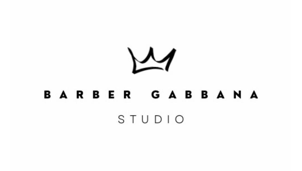 Logotipo de Barber Gabbana Spa con una corona en Copiapó, Atacama, CL.
