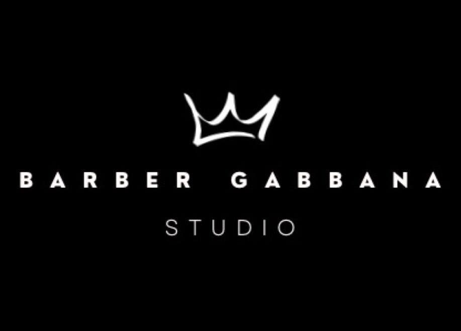 Logotipo moderno de Barber Gabbana Spa ubicado en Copiapó, Atacama, CL.