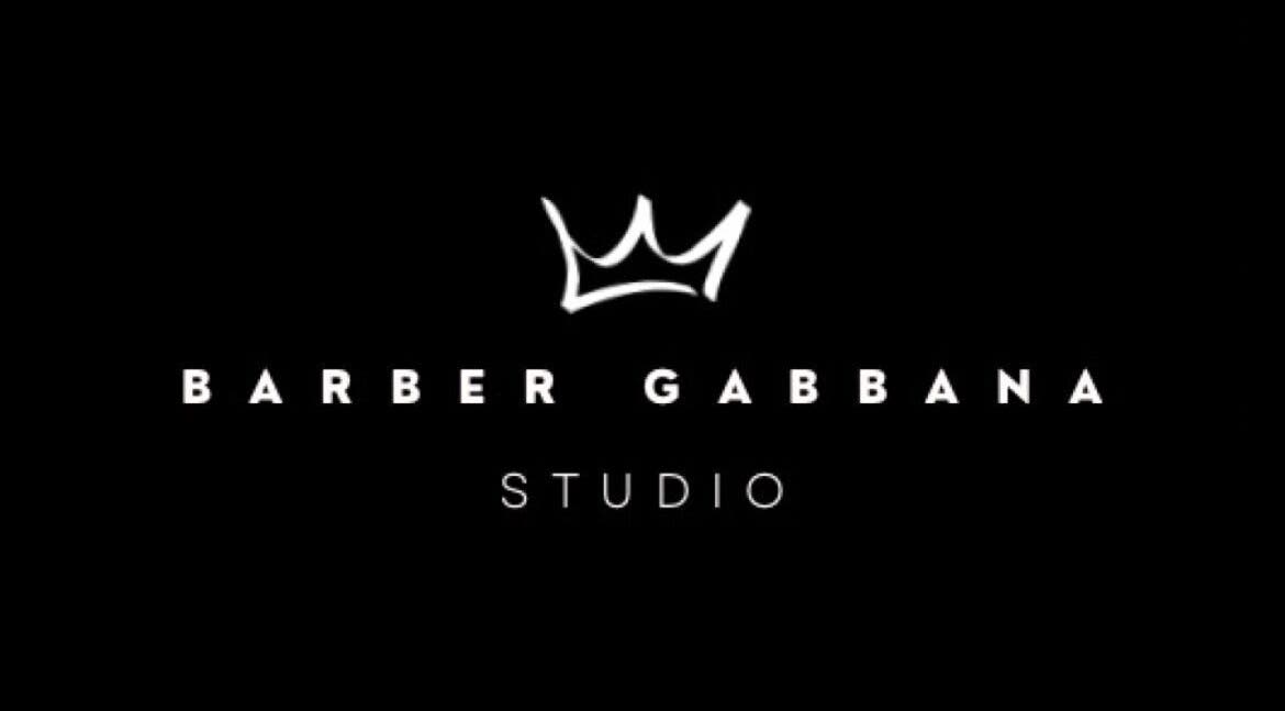Logotipo moderno de Barber Gabbana Spa ubicado en Copiapó, Atacama, CL.