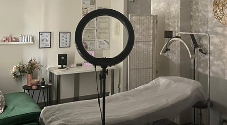 Elegant treatment room at Brow Obsession Specialist, Dee Why, New South Wales, AU, showcasing beauty services setup.