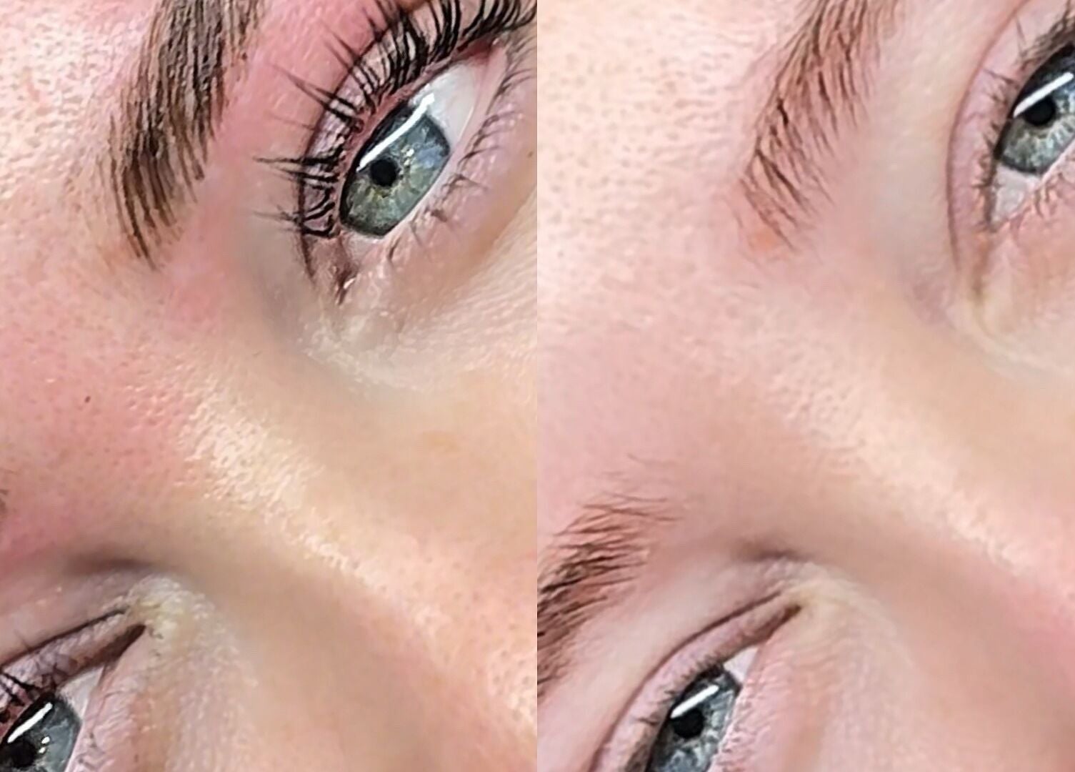 Close-up of expertly shaped eyebrows at Brow Obsession Specialist, Dee Why, New South Wales, AU.