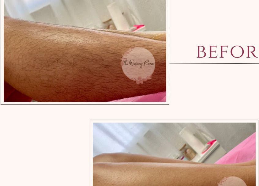 Transformación de depilación en The Waxing Room, Mayagüez, Puerto Rico, US.