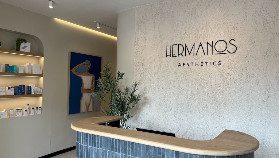Hermanos Aesthetics reception in Cape Town, Western Cape, ZA with stylish decor and welcoming atmosphere.