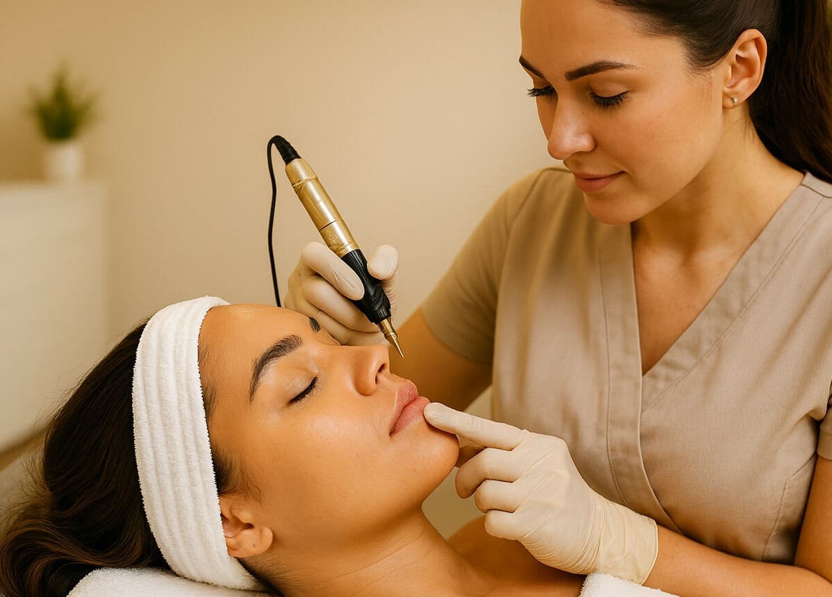 Professional aesthetic treatment at The Brow Design Co, Bentleigh East, Victoria, AU.