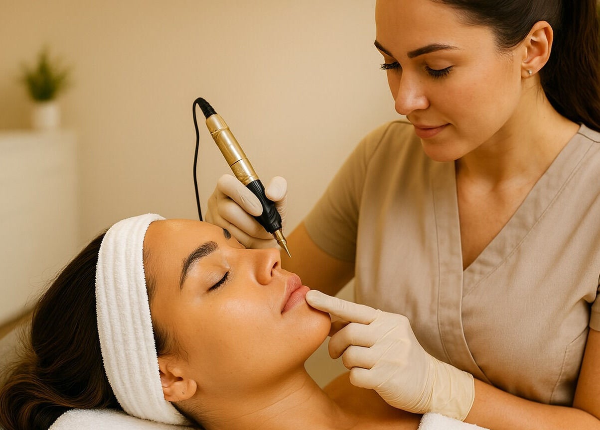 Professional aesthetic treatment at The Brow Design Co, Bentleigh East, Victoria, AU.