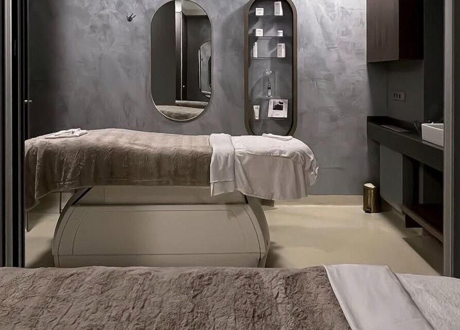 Elegáns masszázs szoba Paava Pro Aging Salon-ban, Budapest, Magyar, HU.