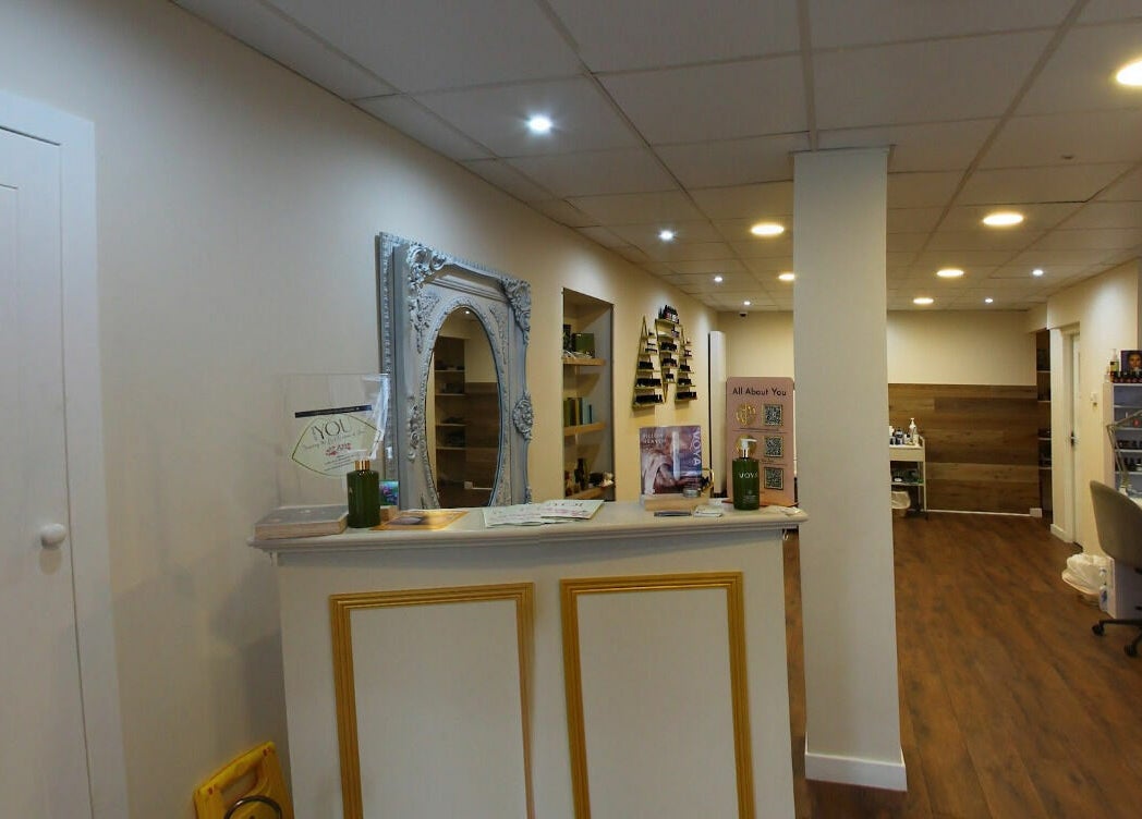 Reception area at All About You, Blairgowrie, Scotland, GB showcasing elegance and style.