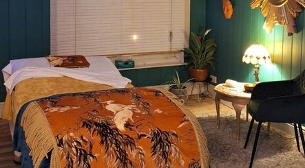 Cozy spa room at Jane Bulbeck Skincare & Beauty Ltd in Chichester, England, GB. Relaxing ambiance with stylish decor.