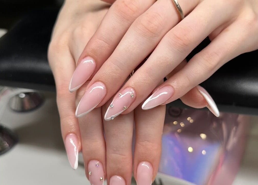 Stylish manicured nails at Zephyra Lounge, Silverdale, New South Wales, AU.