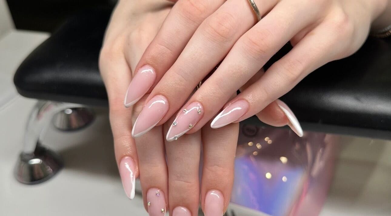 Stylish manicured nails at Zephyra Lounge, Silverdale, New South Wales, AU.