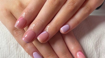 Pretty pastel manicured nails at RachB Beauty, located in Edenderry, County Offaly, IE.