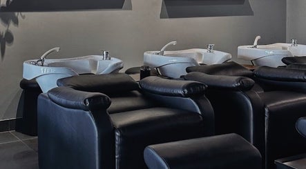 Luxurious salon chairs at Urban New Concept, Christchurch, Canterbury, NZ for ultimate relaxation.