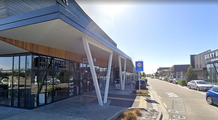 Urban New Concept venue on a sunny street, Christchurch, Canterbury, NZ.