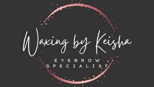 Logo of Waxing by Keisha, Newport News, Virginia, US, featuring pink circular design.