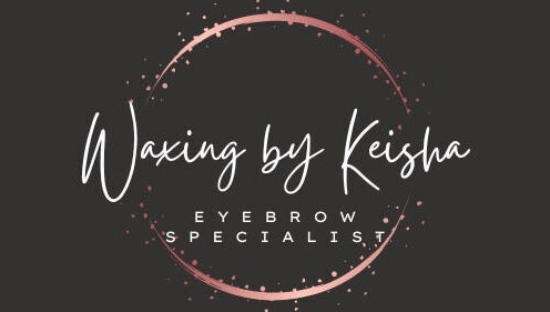 Logo of Waxing by Keisha, Newport News, Virginia, US, featuring pink circular design.
