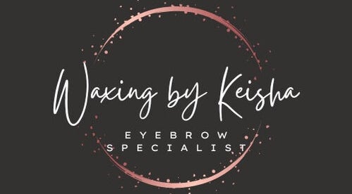Logo of Waxing by Keisha, Newport News, Virginia, US, featuring pink circular design.