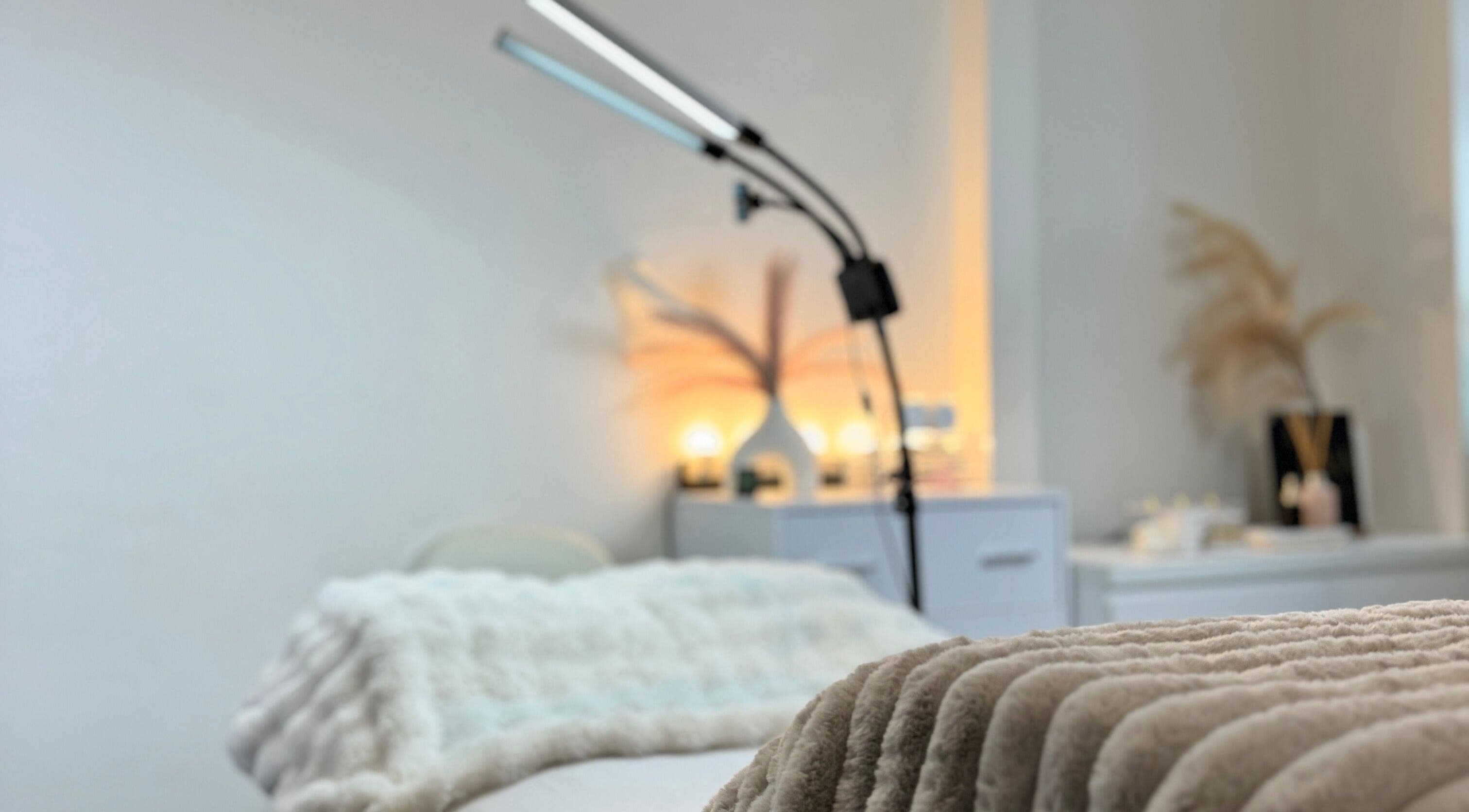 Relaxing treatment room at SORA Lashes & Brows - Alexandria Erskineville, Erskineville, New South Wales, AU.